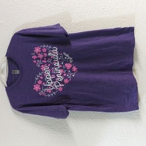 Upper peninsula purple heart women's t-shirt size large